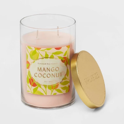 Glass Jar Mango Coconut Candle - Opalhouse™ - Image 2