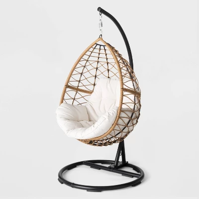 Britanna Patio Hanging Egg Chair - Natural - Opalhouse⢠- Image 2