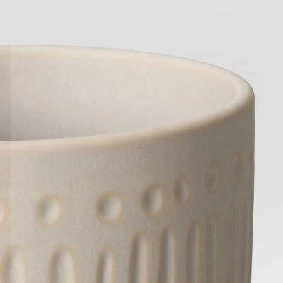 Textured Ceramic Planter Pots White - Opalhouse⢠- Image 2