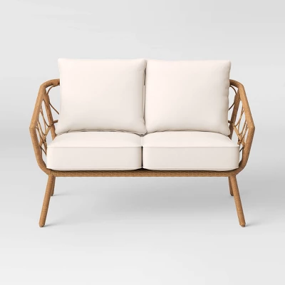 Britanna Patio Loveseat, Outdoor Furniture - Natural - Opalhouse⢠- Image 2