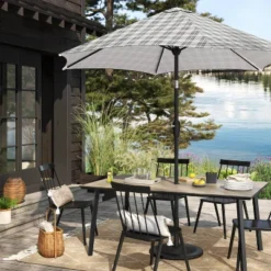 7'x10' Tapestry Rectangular Woven Outdoor Area Rug Multicolor Neutrals - Opalhouseā¢