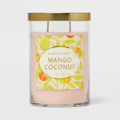 Glass Jar Mango Coconut Candle - Opalhouse™ - Image 3